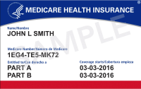 Medicare sample card